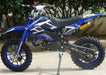 KXD01 Blue Mini Moto 50cc Left Side View