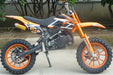 KXD01 Orange Mini Moto 50cc Right Side View
