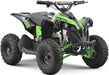 Renegade Race-X 1000W 36V Electric Quad Green Front Right View Transparent