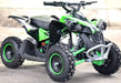 Renegade Race-X 1000W 36V Electric Quad Green Front Right View