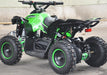 Renegade Race-X 1000W 36V Electric Quad Green Left Rear View