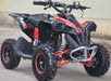 Renegade Race-X 1000W 36V Electric Quad Red Front Right View