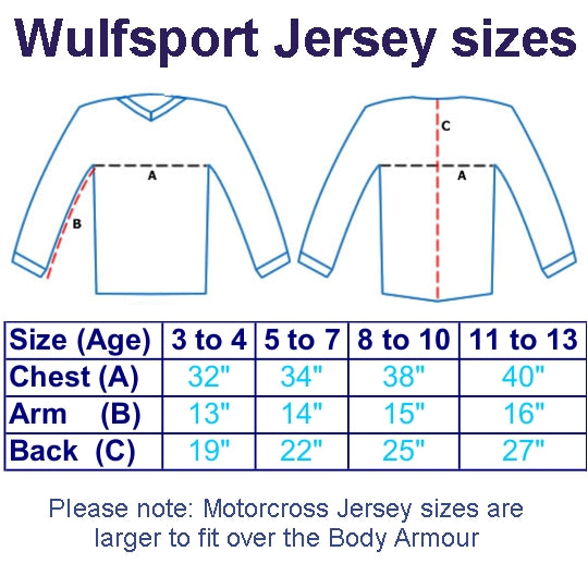 WulfSport Forte Motocross Shirt Jersey
